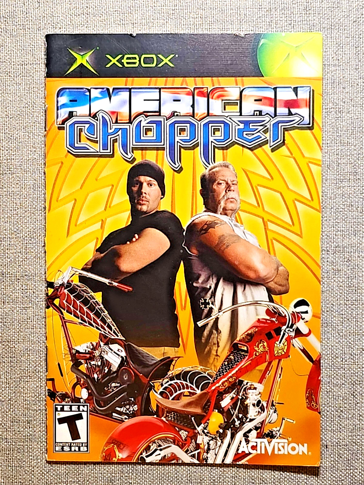 American Chopper Instruction Manual Only - Xbox