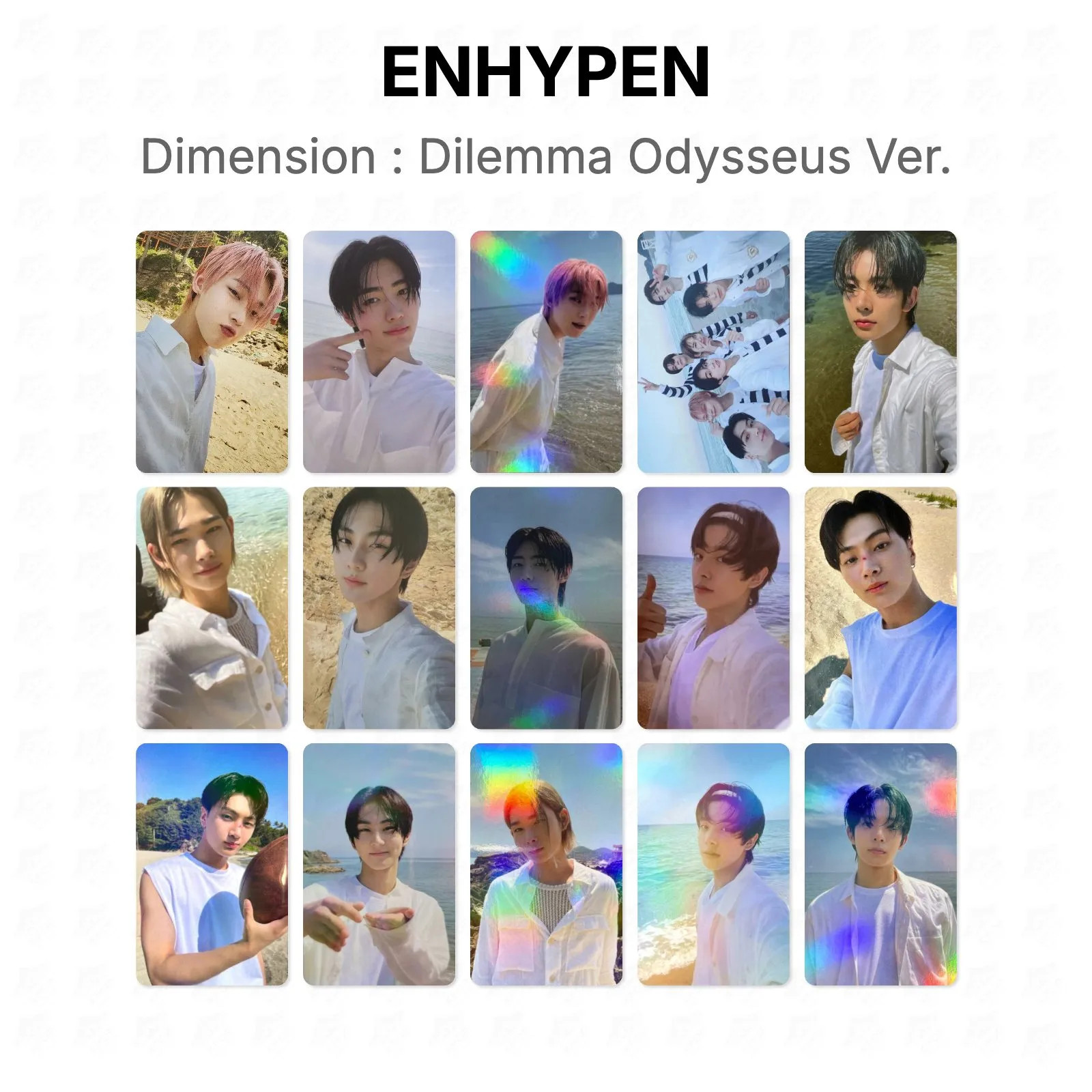 ENHYPEN Dimension : Dilemma Odysseus Ver. Official Photocard KPOP Special Gift