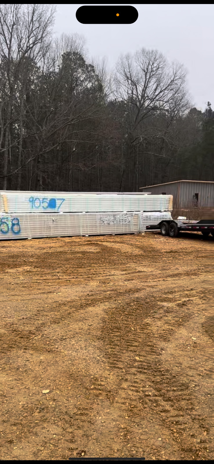 New...Walk-in Freezer Panels...6” thick 40’ long, white on white, made in USA!!
