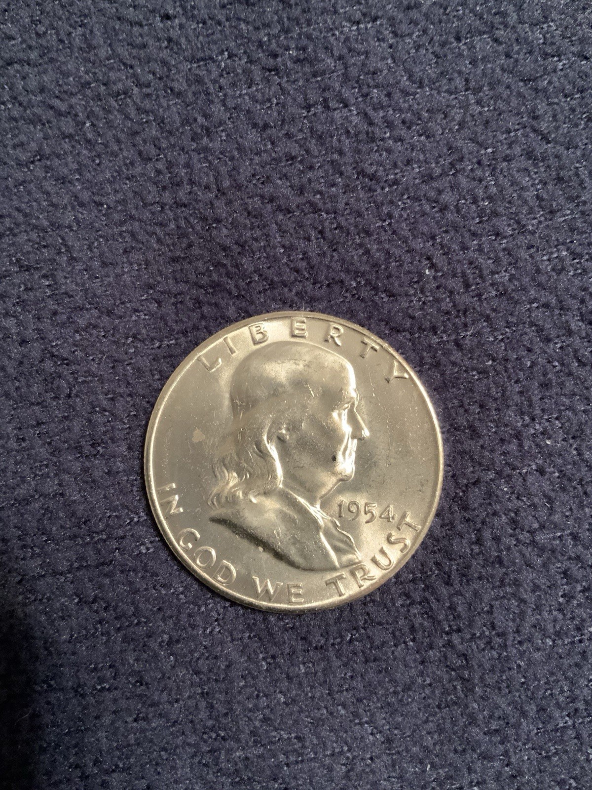 1954-S Franklin Silver Half Dollar BU *UNCIRCULATED