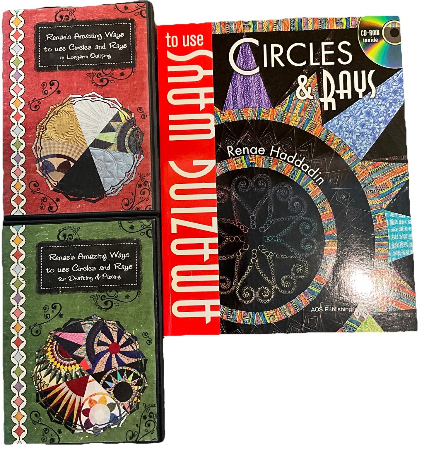 Amazing Ways to Use Circles and Rays by Renae Haddadin, BOOK, PATTERNS, 4-CD SET