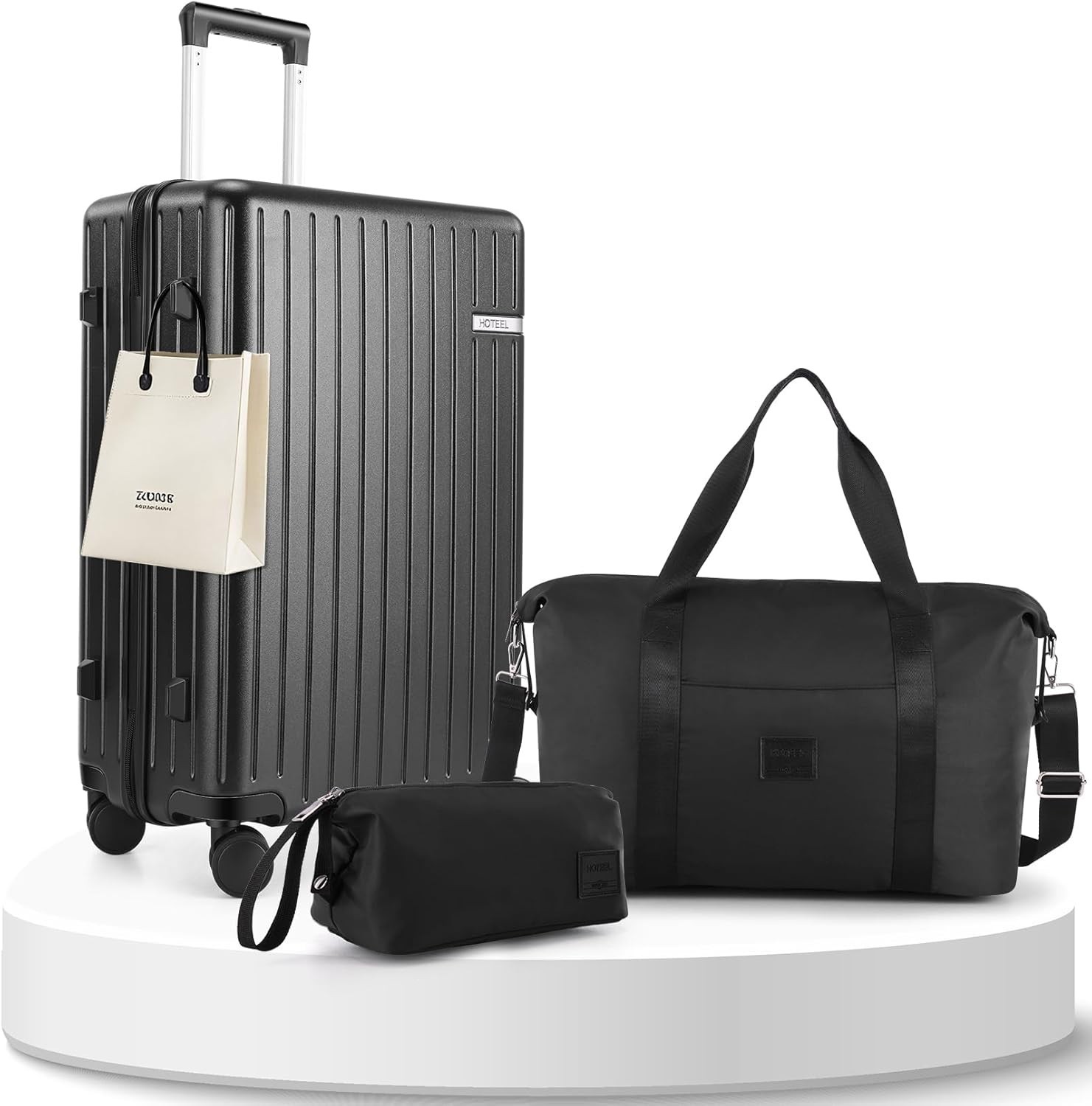 HOTEEL Spinner Luggage Sets 3 Piece Carry on Hard Shell Luggage with TSA Lock