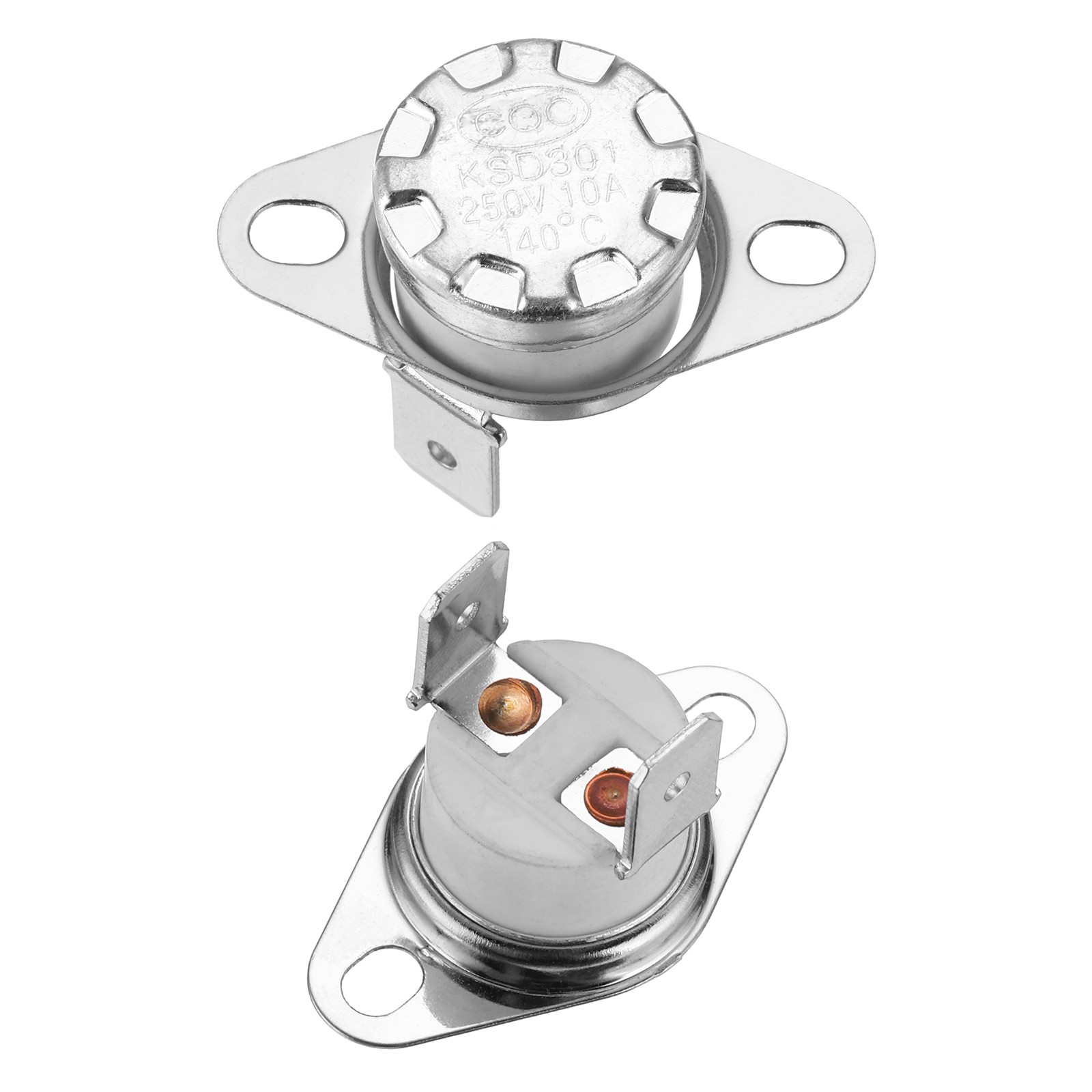 Temperature Control Switch , Thermostat , 140°C , 10A , N.C 2pcs