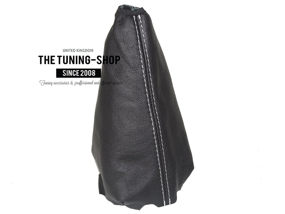 Shift Boot For Toyota Urban Cruiser 2008-2014 Leather White Stitching