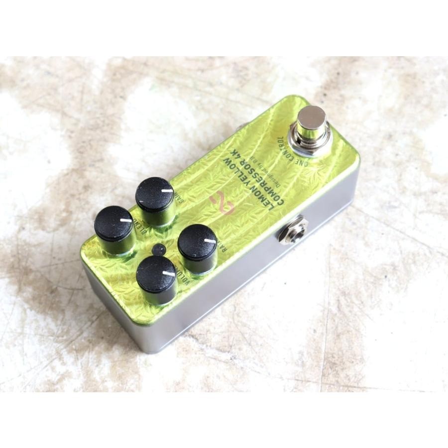 One Control Lemon Yellow Compressor 4K Guitar Effects Pedal