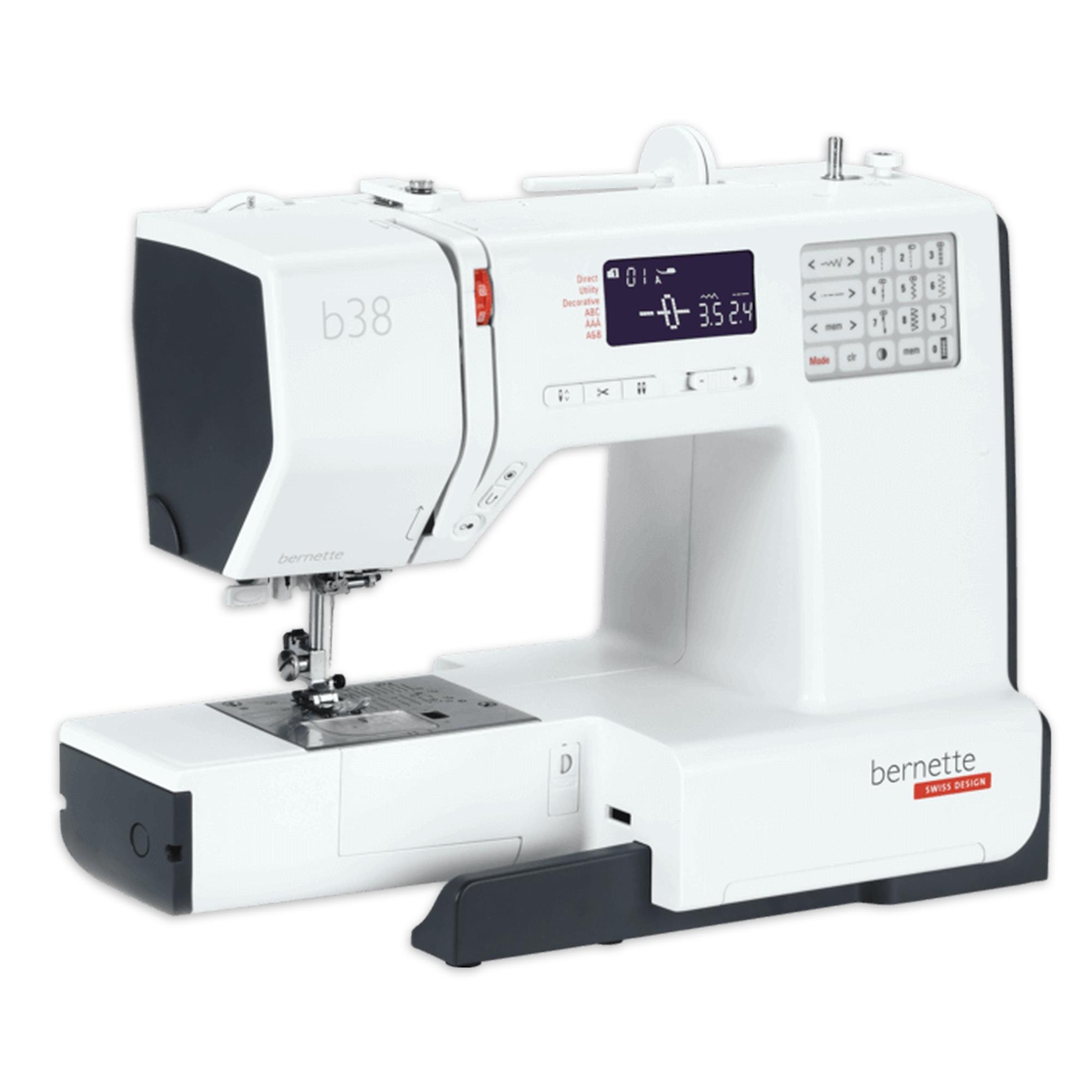 Bernette B38 Top End Computerized Sewing Machine Bundle w/ 8 Pressure Feet