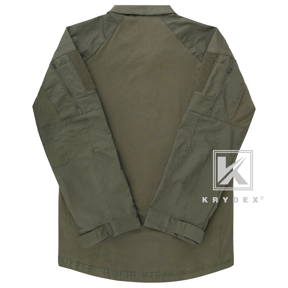 KRYDEX Gen4 Combat Uniform Tactical BDU Shirts & Pants Elbow / Knee Pads Green