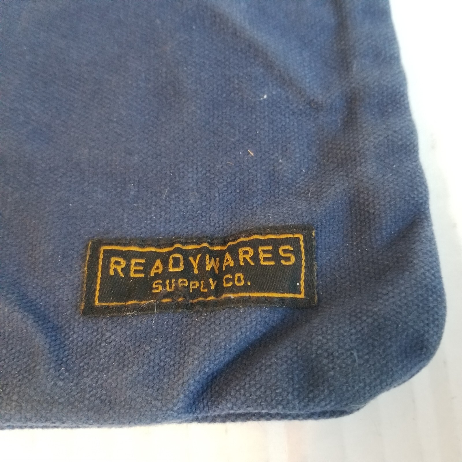 Readywares Supply Co Blue Canvas Small Zipper Pouch 7x10