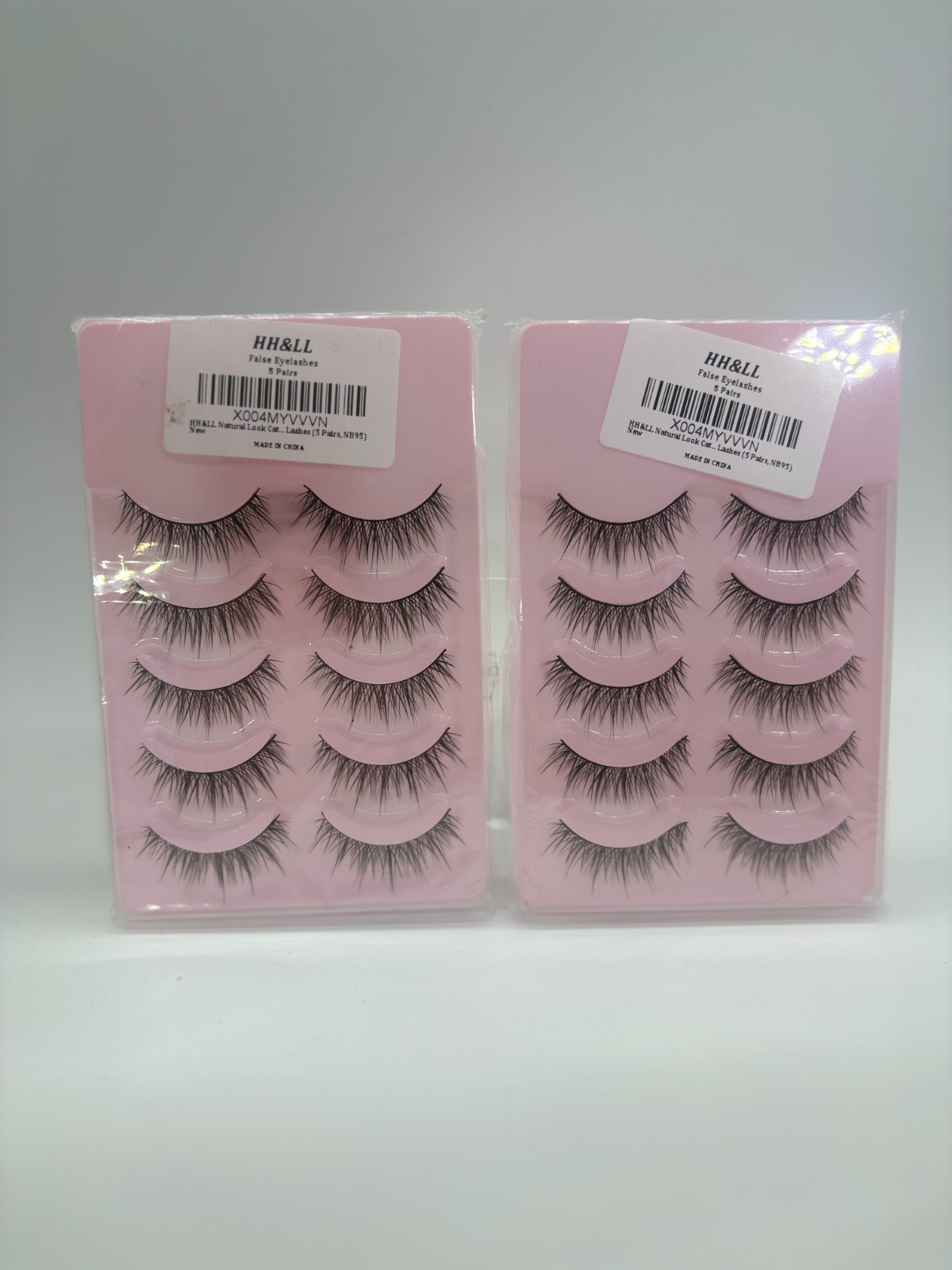 False Eye Lashes Natural Subtle Volume & length for everyday wear 2 x 5 Pairs
