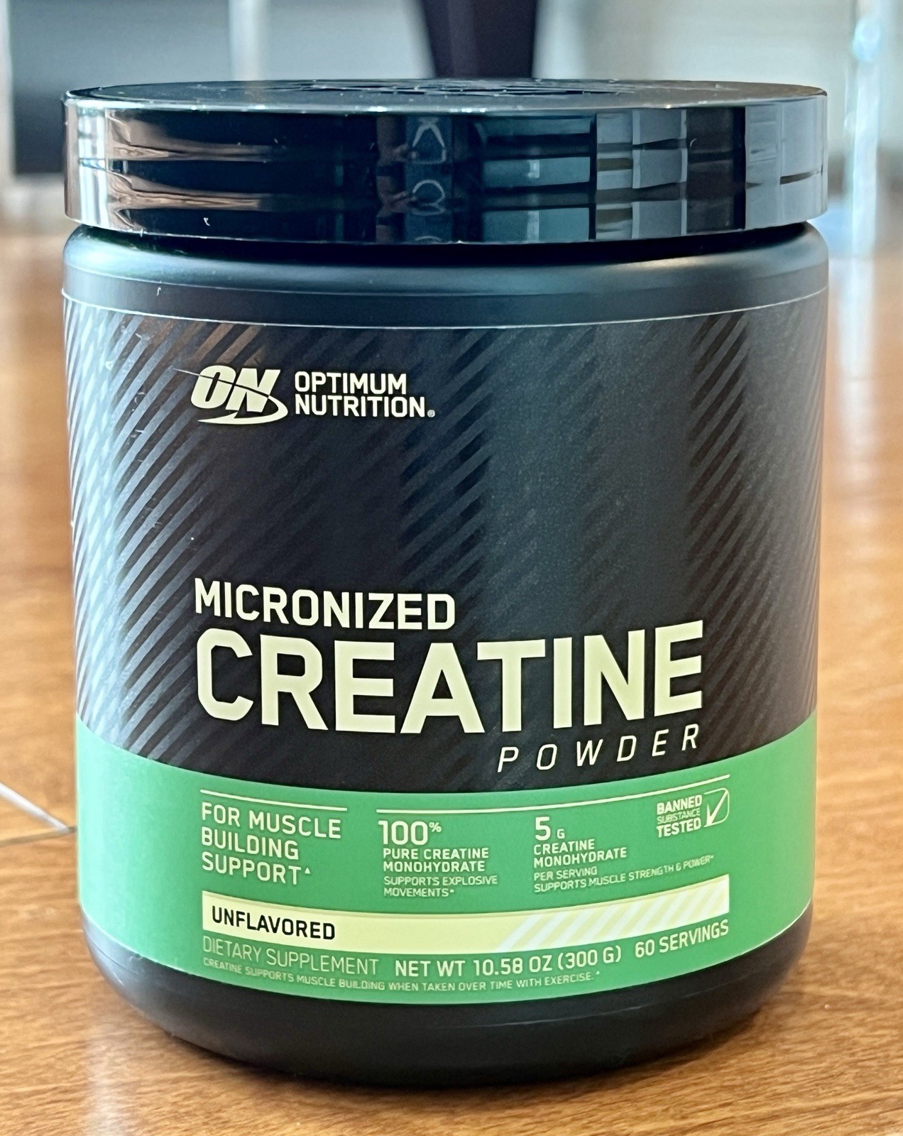 Optimum Nutrition Creatine Monohydrate Powder Unflavored 300g 60 Servings