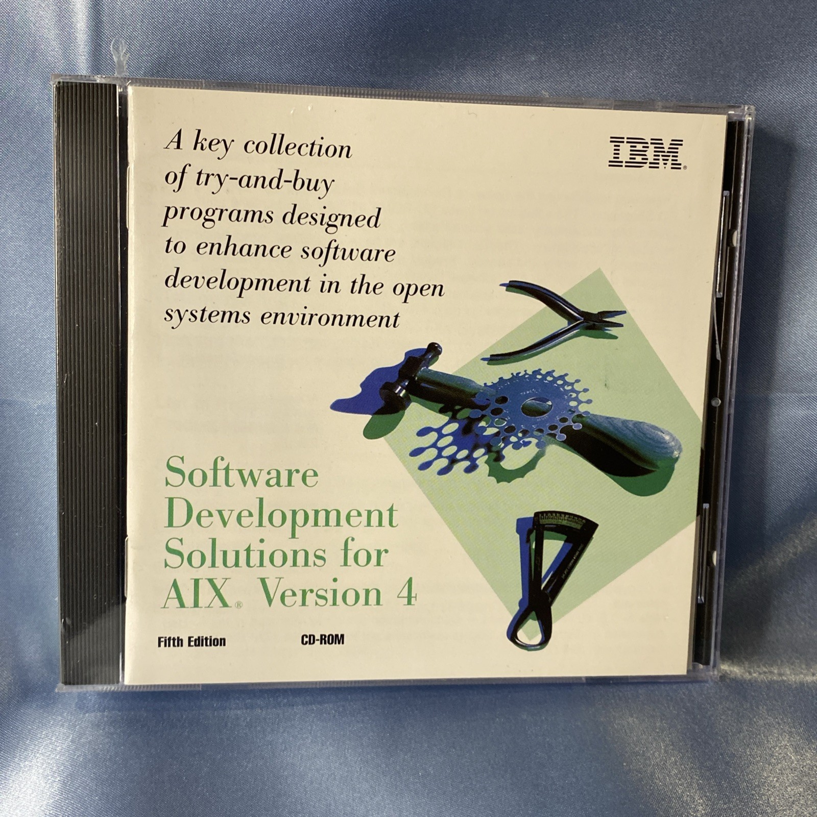 (Sealed) IBM AIX Version 4 Software Development Solutions USA CD-ROM + VisualAge
