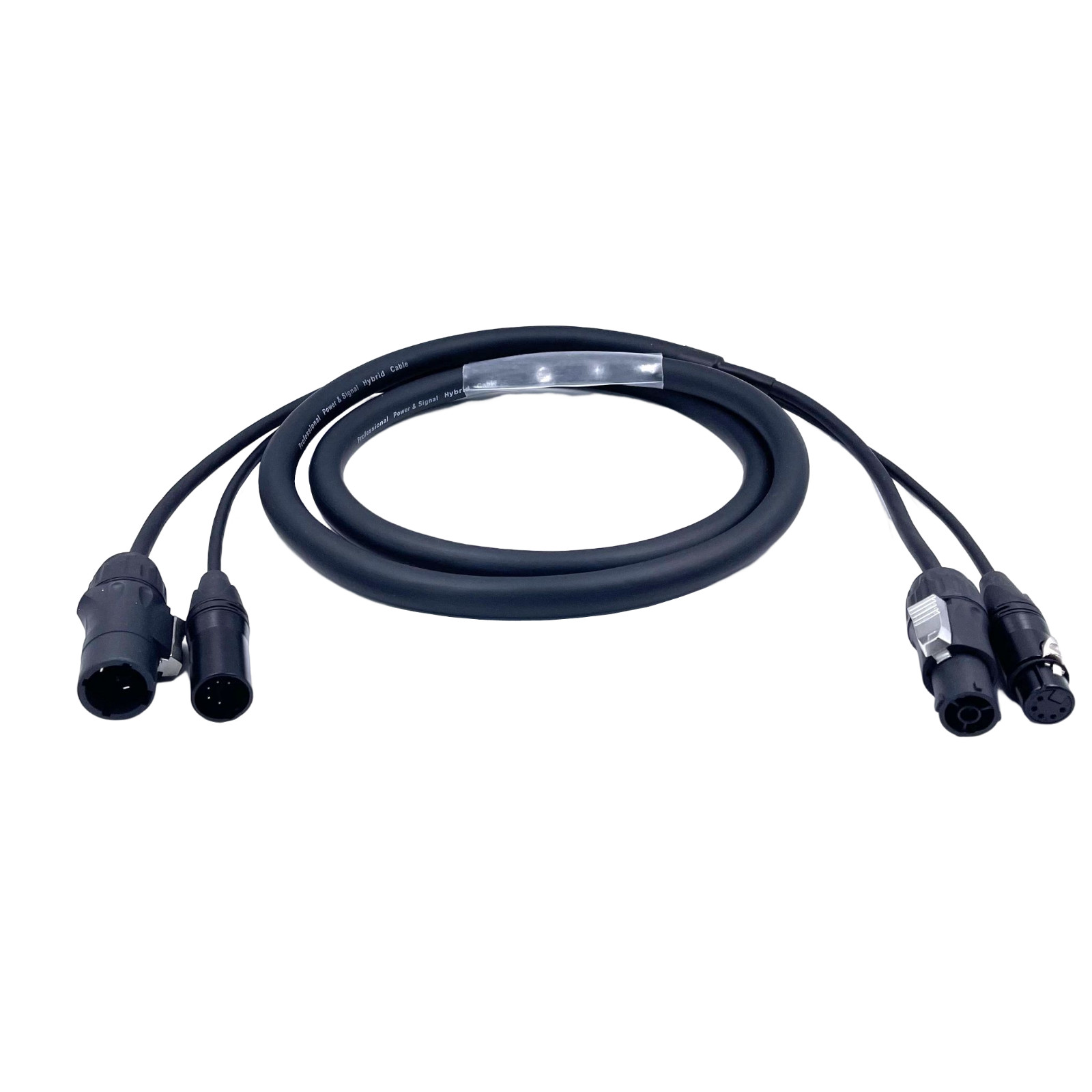 Professional Power & Signal PowerCon True1 5 Pin DMX Combi Combo Hybrid Cable