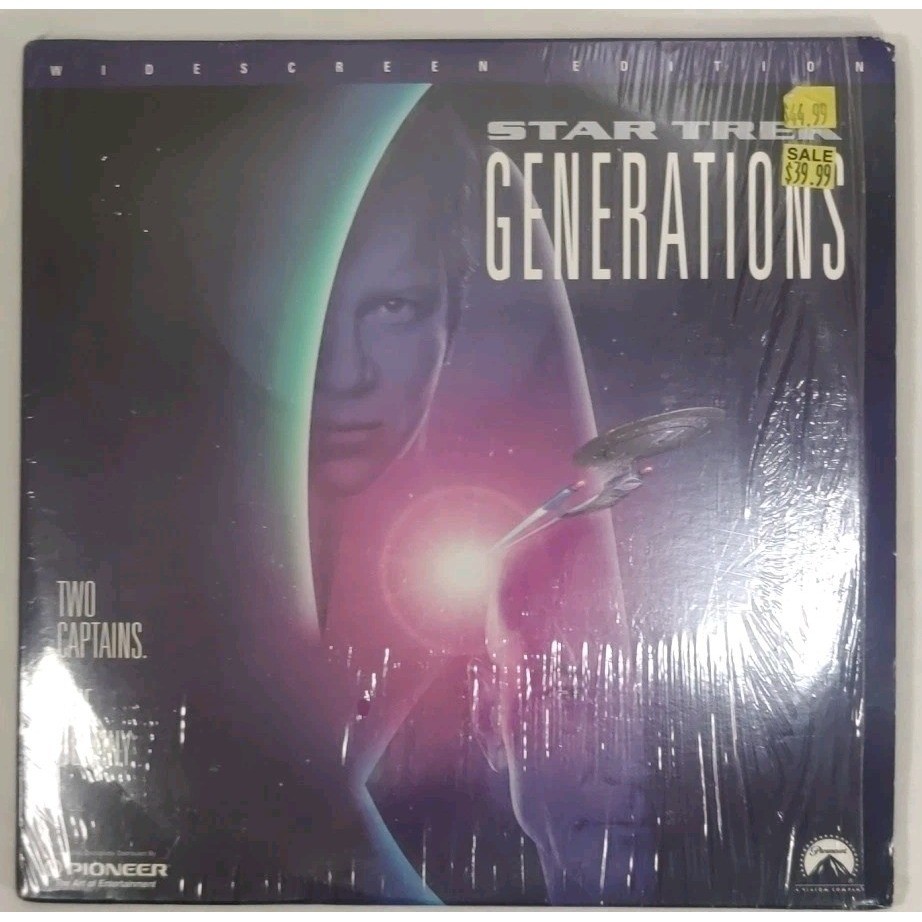 Star Trek Generations - Laserdisc - Widescreen - THX - 1995 William shatner