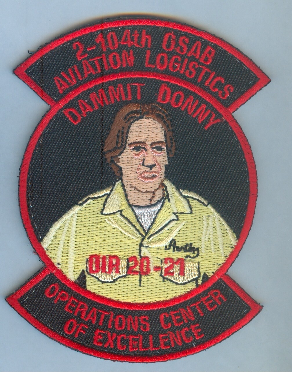 2-104th OSAB AVIATION LOGISTICS (OIR 20-21) POCKET PATCH - HARD TO FIND!