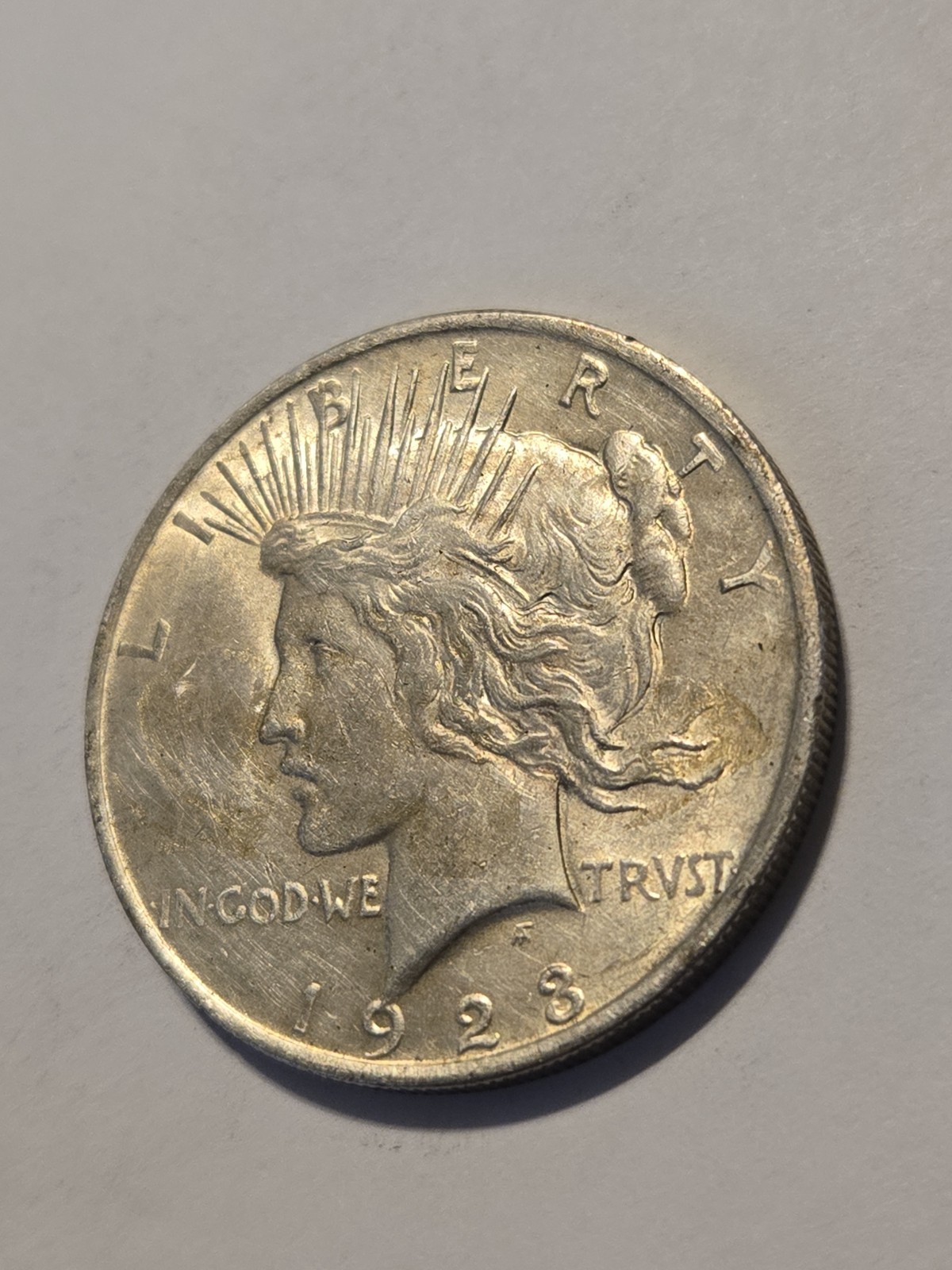 1923 Peace Dollar- 90% Silver- Nice Coin