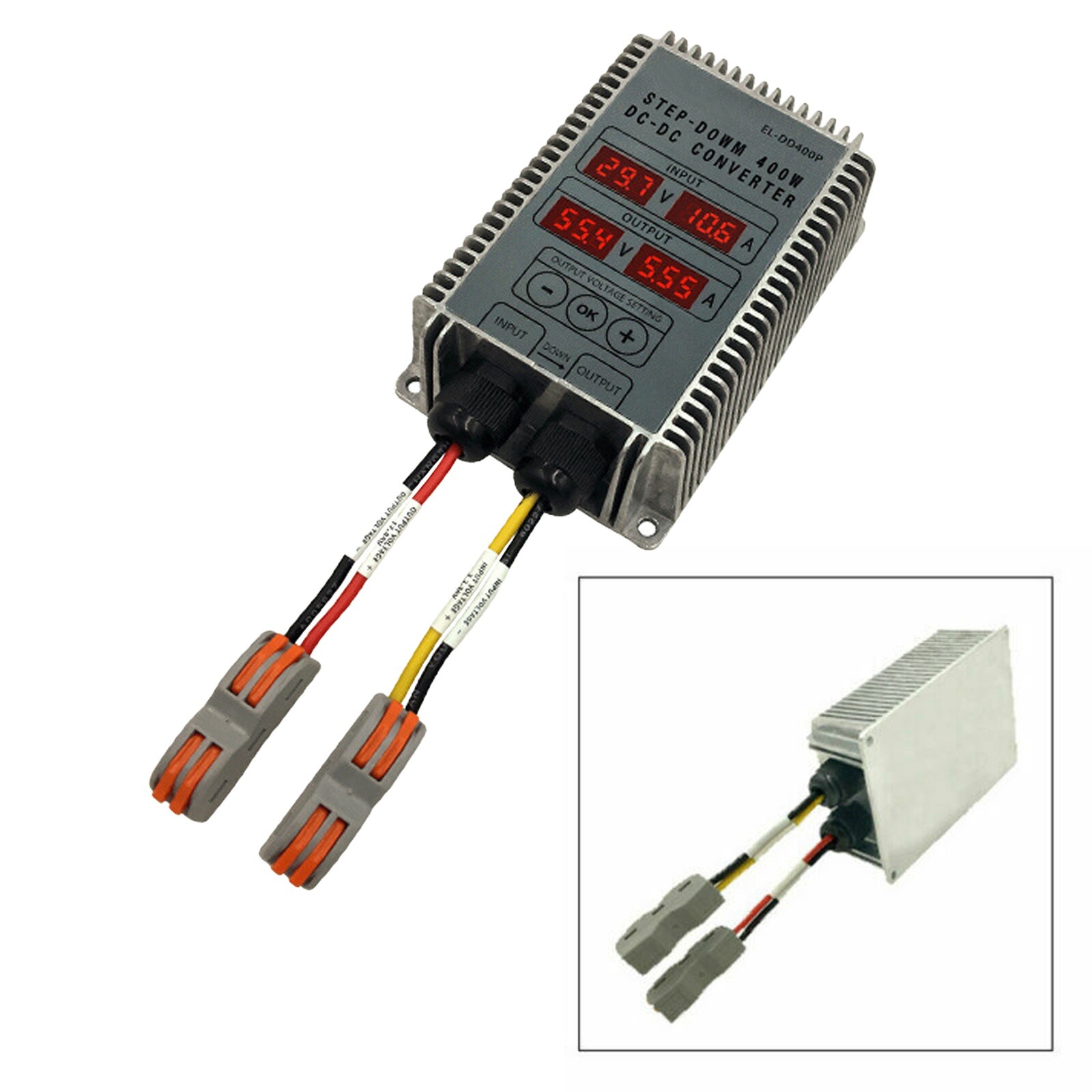200W-400W Step-up Solar Charge Controller Waterproof MPPT Boost Solar Charge DC