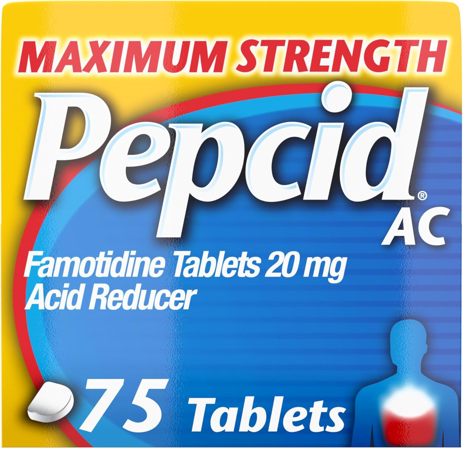 AC Maximum Strength Heartburn Relief Tablets, OTC Medicine Prevents & Relieves H