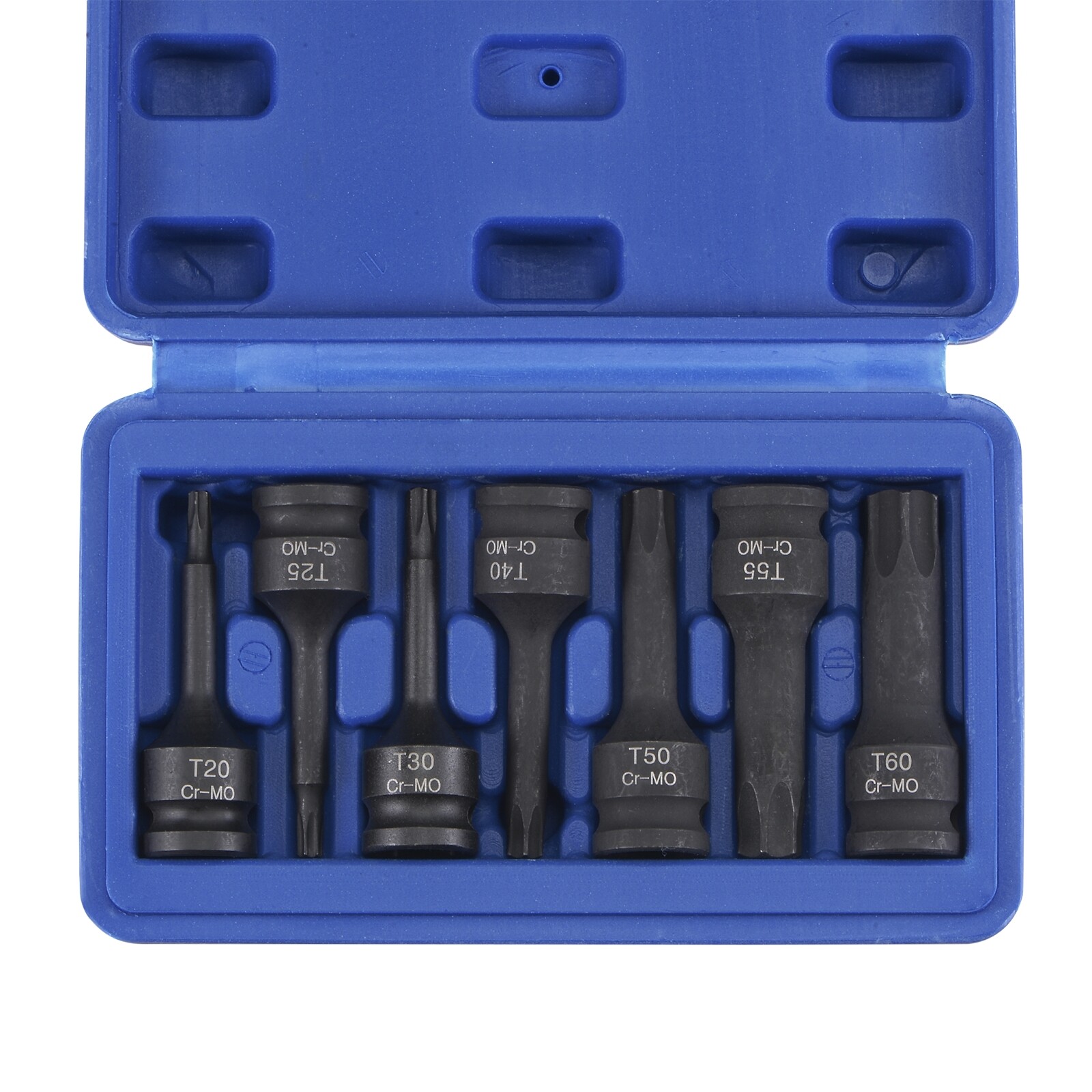 Impact Torx Bit Socket Set T20 - T60 Socket 3/8" Drive Cr-Mo Steel Metric Socket