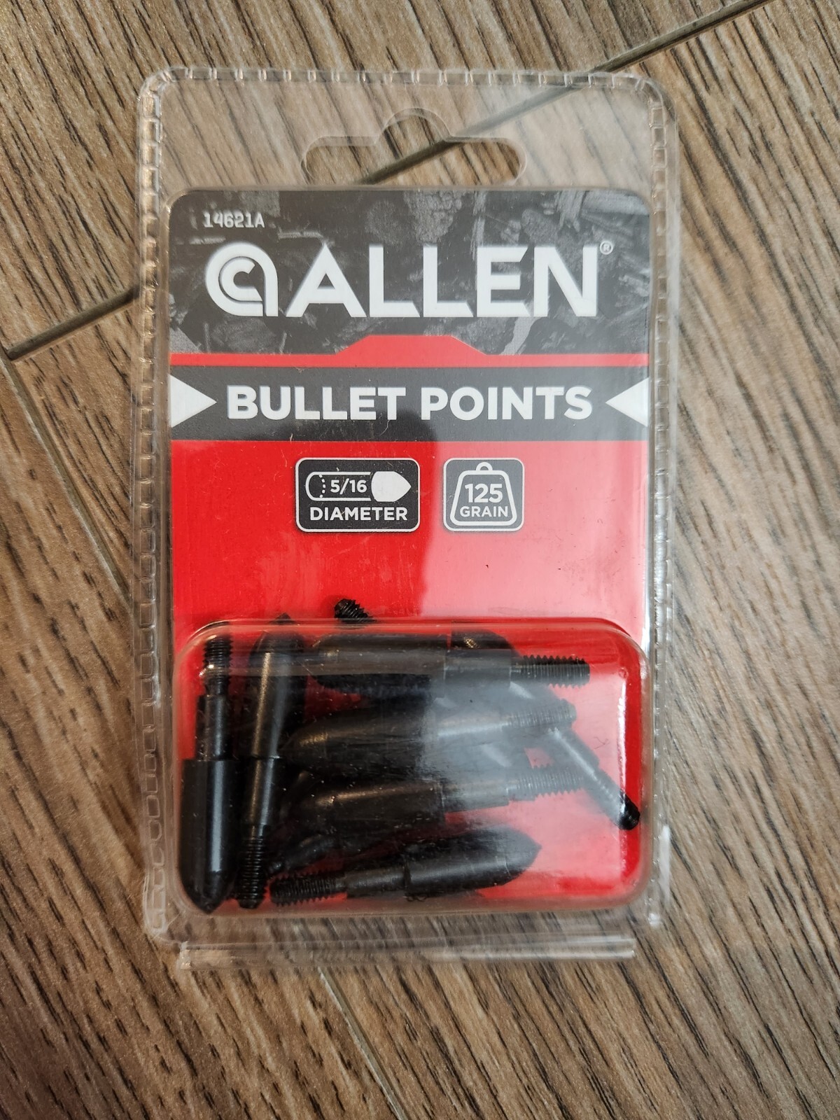 2PC Allen Bullet Points 5/16" Diameter, 125 Grain ( 14621A )