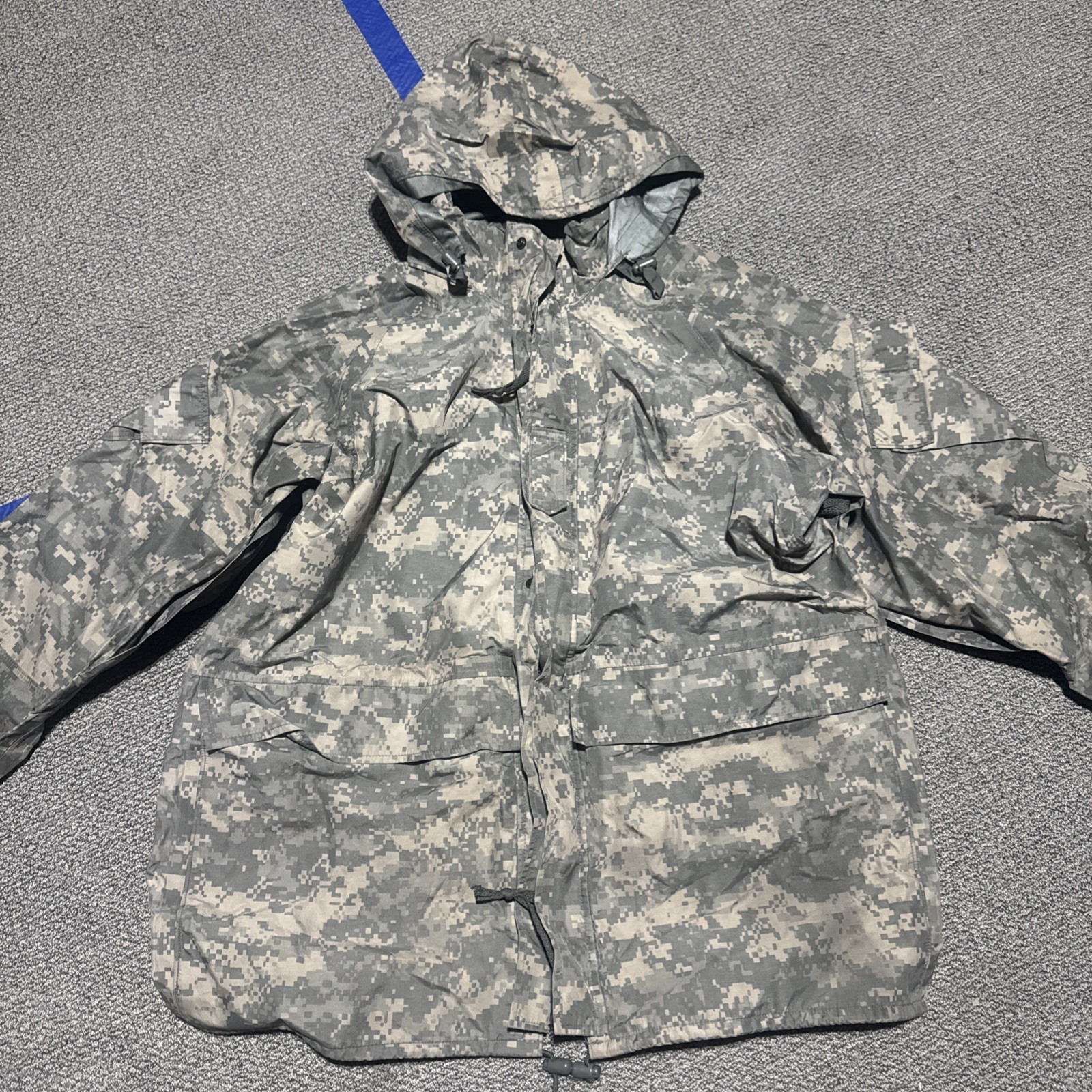Tennier Jacket Men XL Long Parka cold weather water proof digital universal