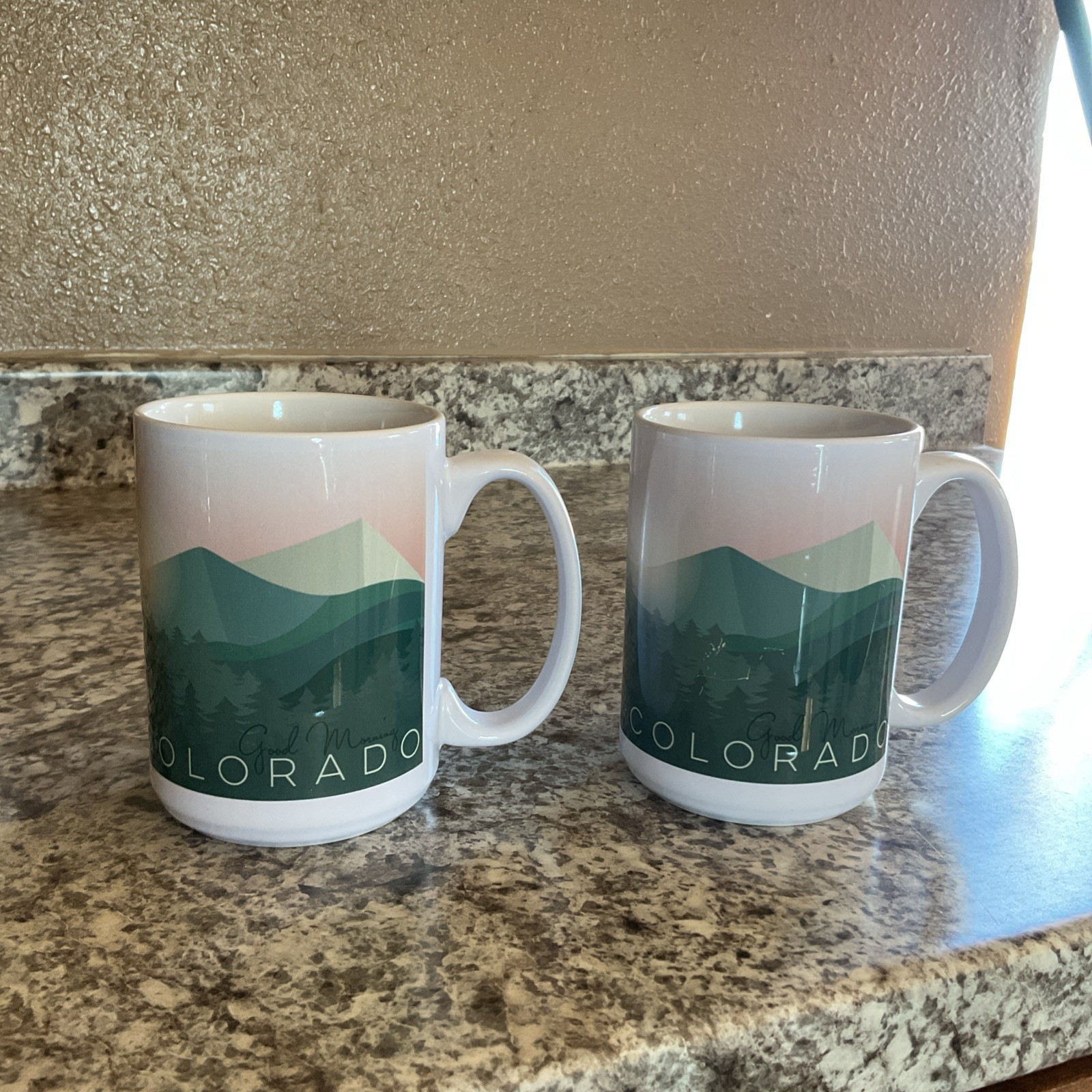 Good Morning Colorado Mugs Set Of 2