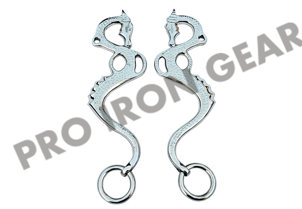 DRAGON Hackamore Replacement Cheeks Bitless Horse Bit English Western