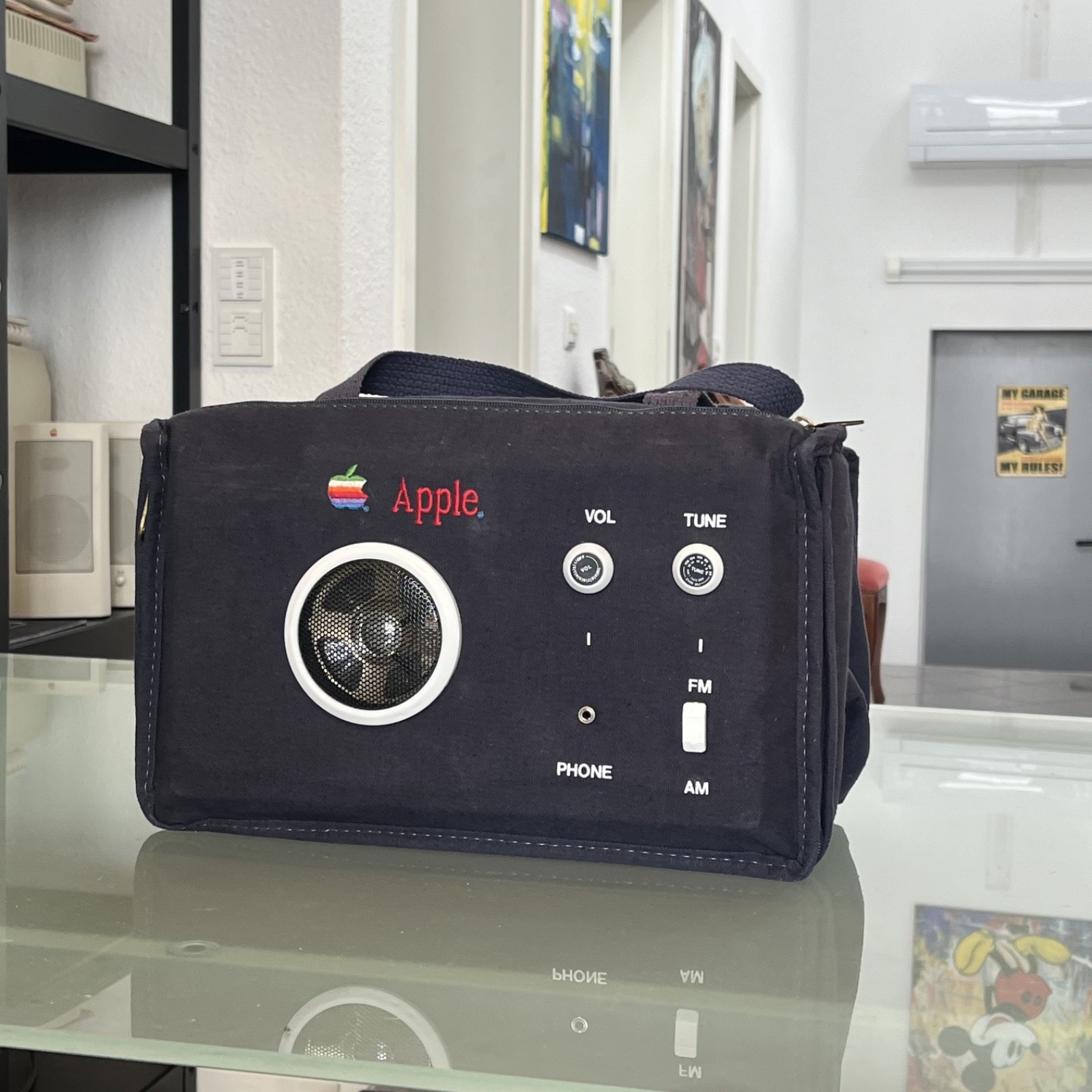 Vintage 1980s Apple Cooler Speaker