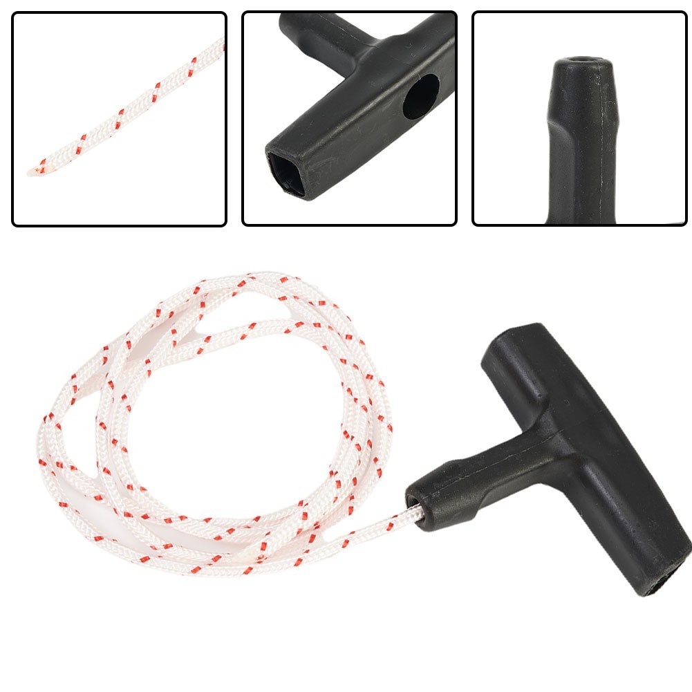 1 *set Of Starter Handle And Rope With 4.5mm Rope Fits TS400, TS410, TS420