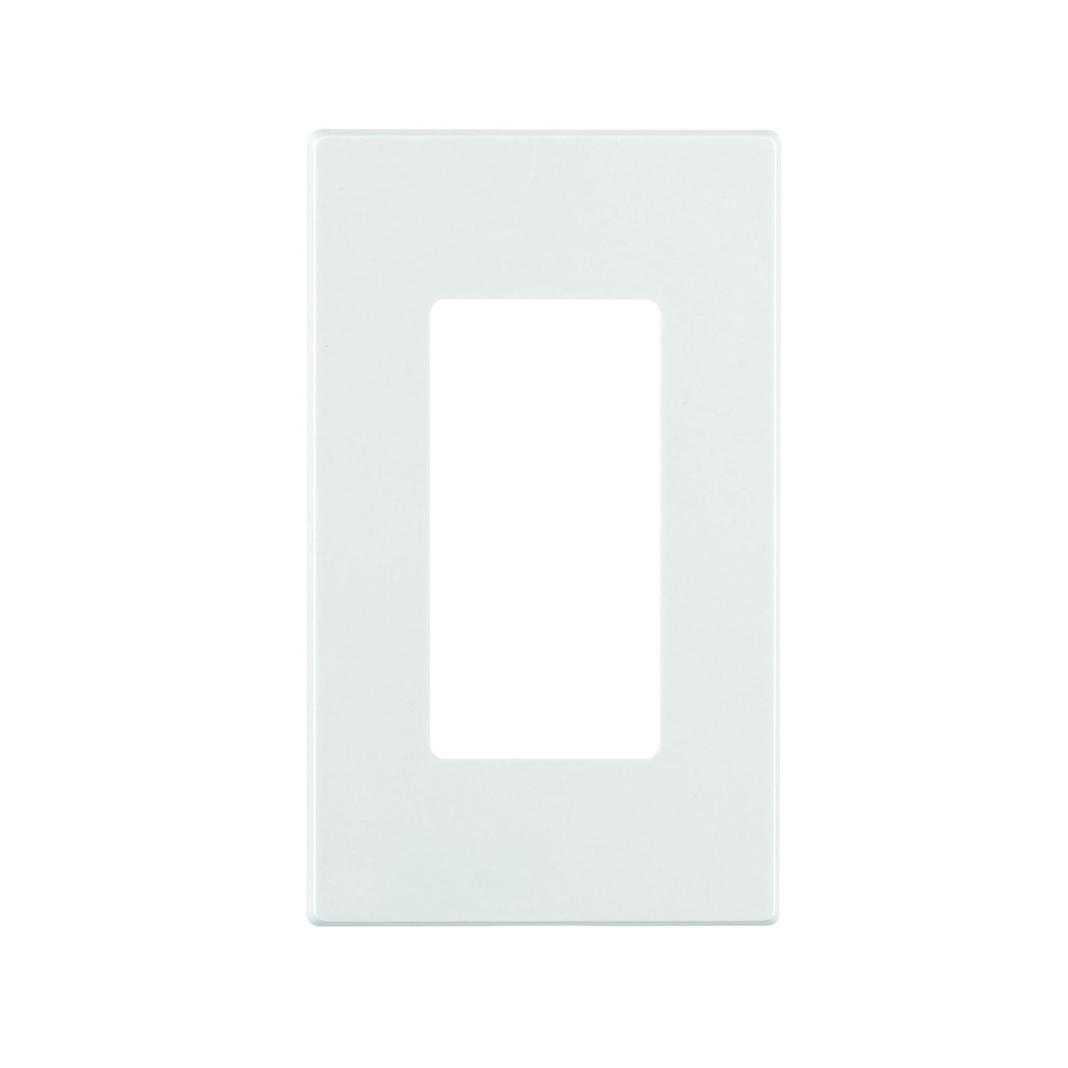 1 X Screwless Decorator Outlet Wall Plate GFCI Rocker Switch Cover 1 Gang