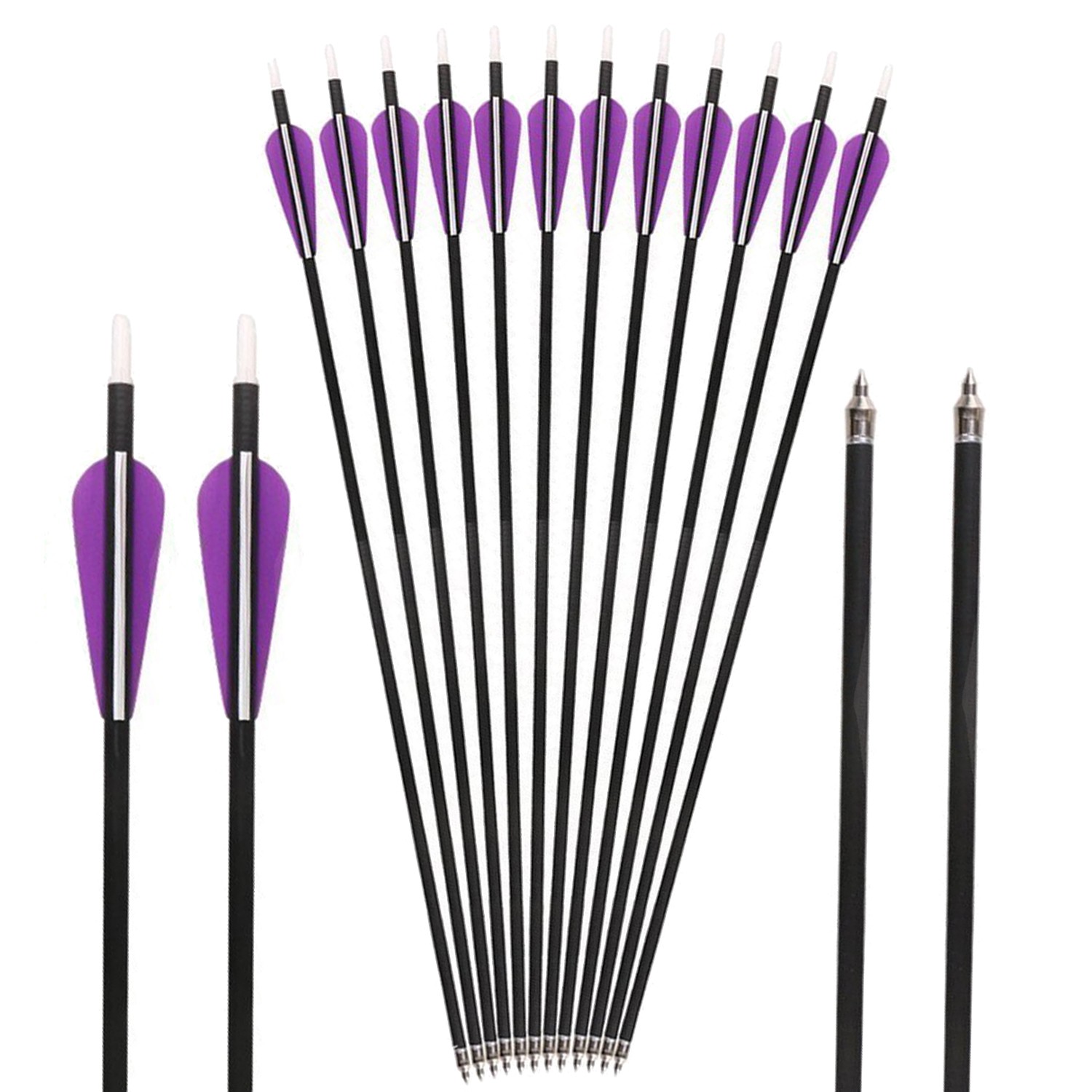 19-70lbs Compound Bow Arrows Kit Hunting Adjustable Archery Hunt Shooting Target