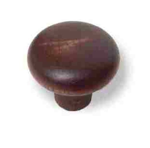 1-3/16" Wood Knob Dark Mission Finish