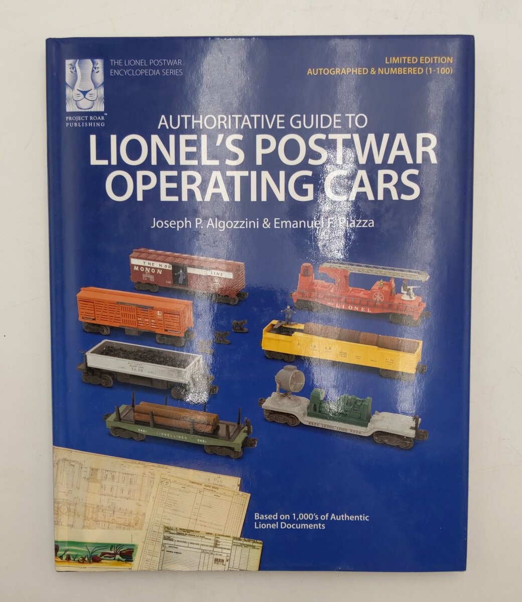 Authoritative Guide to Lionel's Postwar Operating Cars Hardcover Book EX