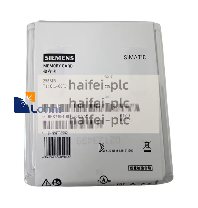 6ES7954-8LL03-0AA0 6ES7 954-8LL03-0AA0 New Siemens SIMATIC S7 Memory Card