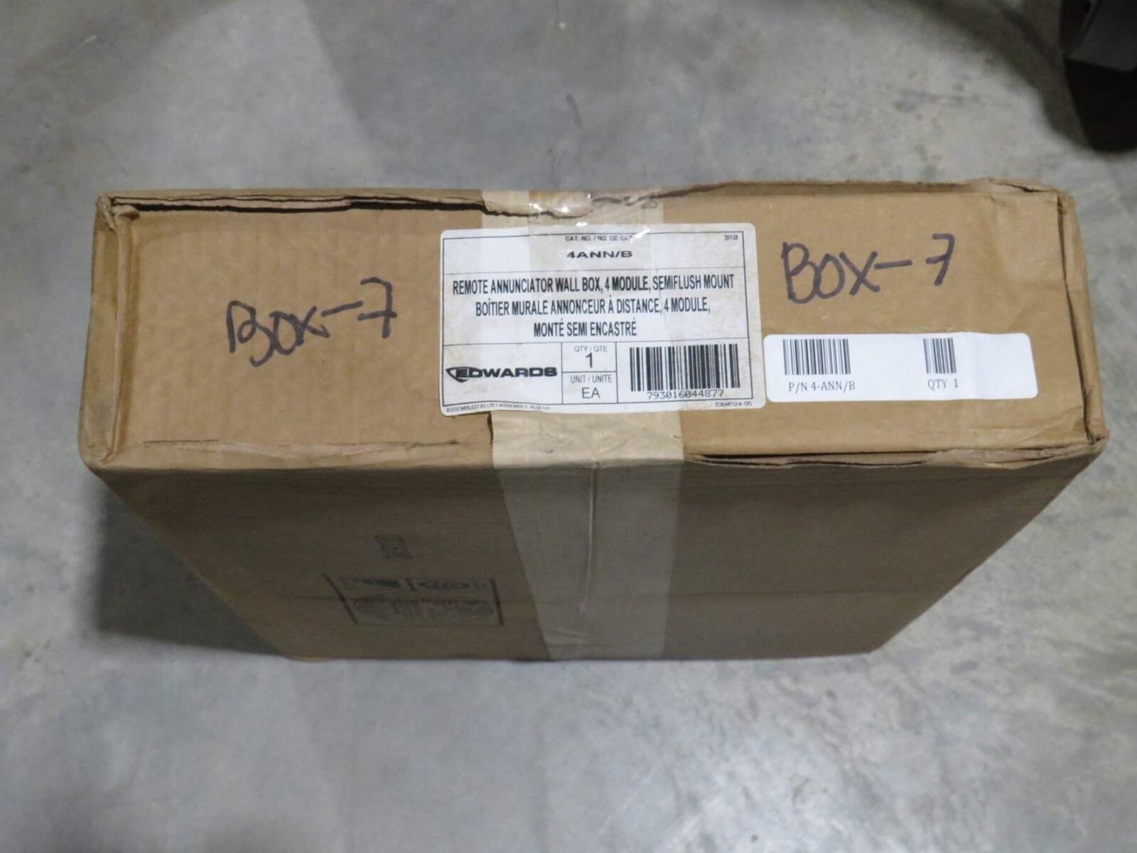 NEW OPEN 4ANN/B REMOTE ANNUNCIATOR WALL BOX