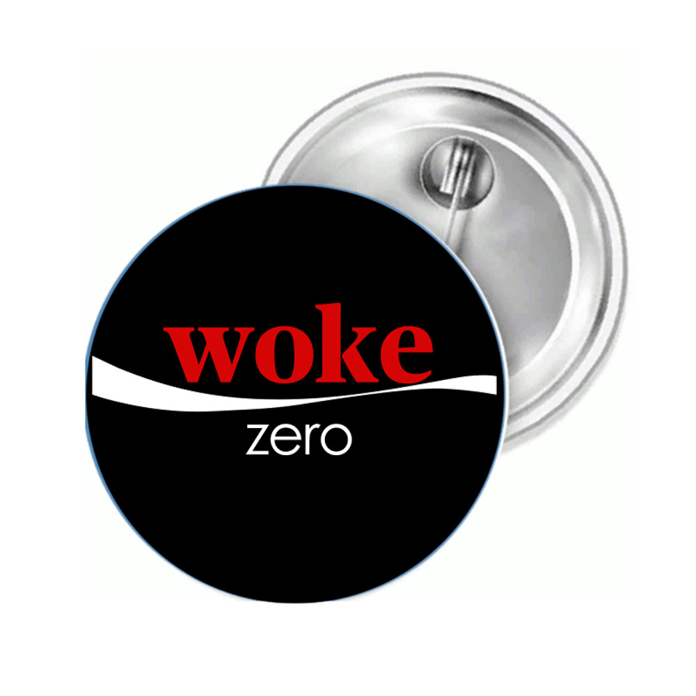Woke Zero Anti Wokism Traffic Light Badge Lapel Pin Button Badge Pin Magnet