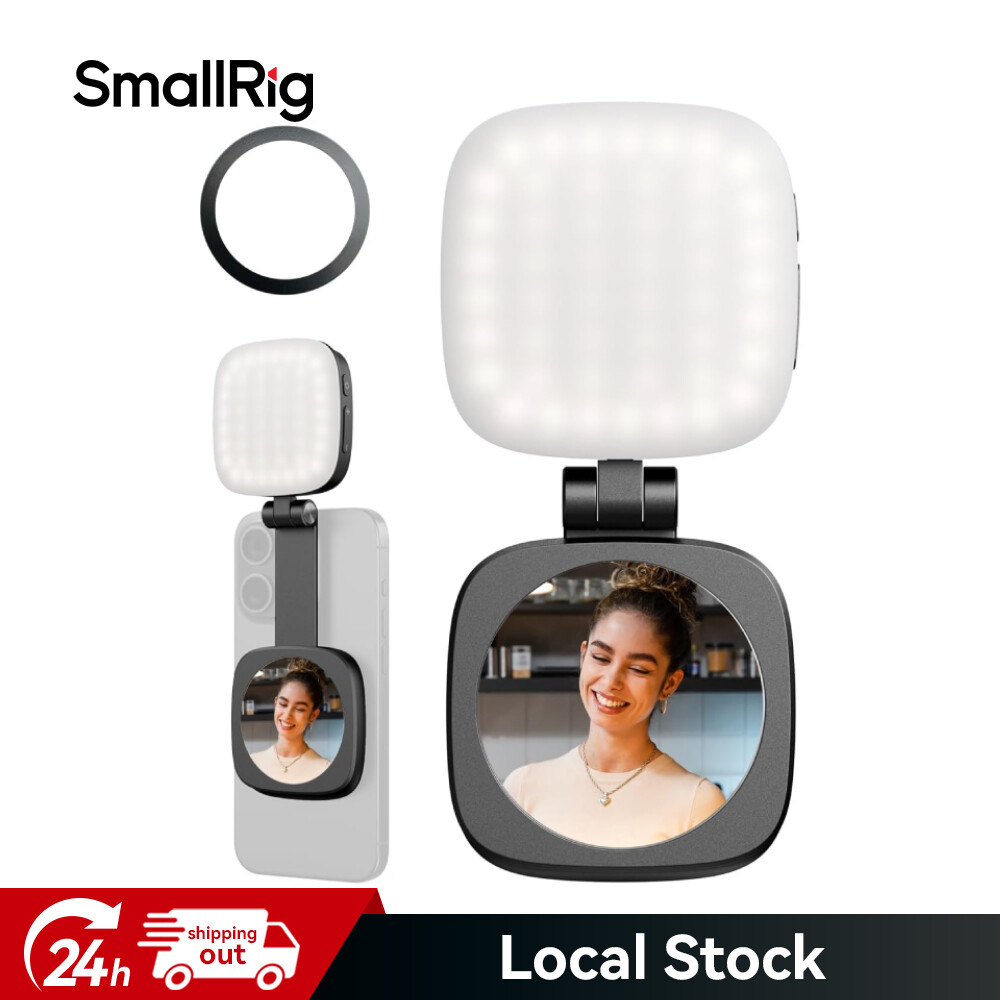 SmallRig Magnetic Selfie Light Phone Light for iPhone for Android Vibe P48 Black