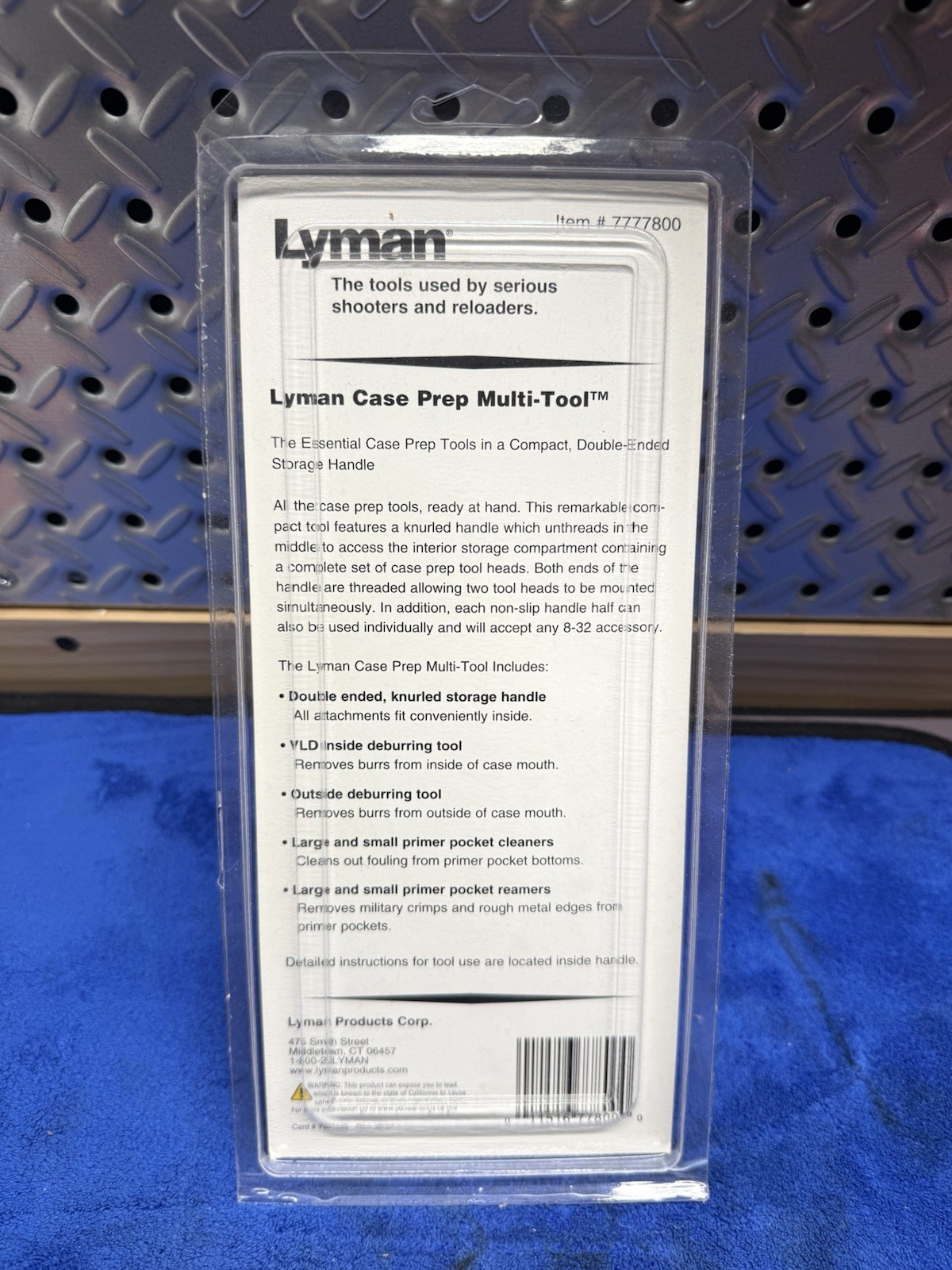 Lyman Case Prep Multi-Tool, .17 to .45 cal., with Compact Storage Handle