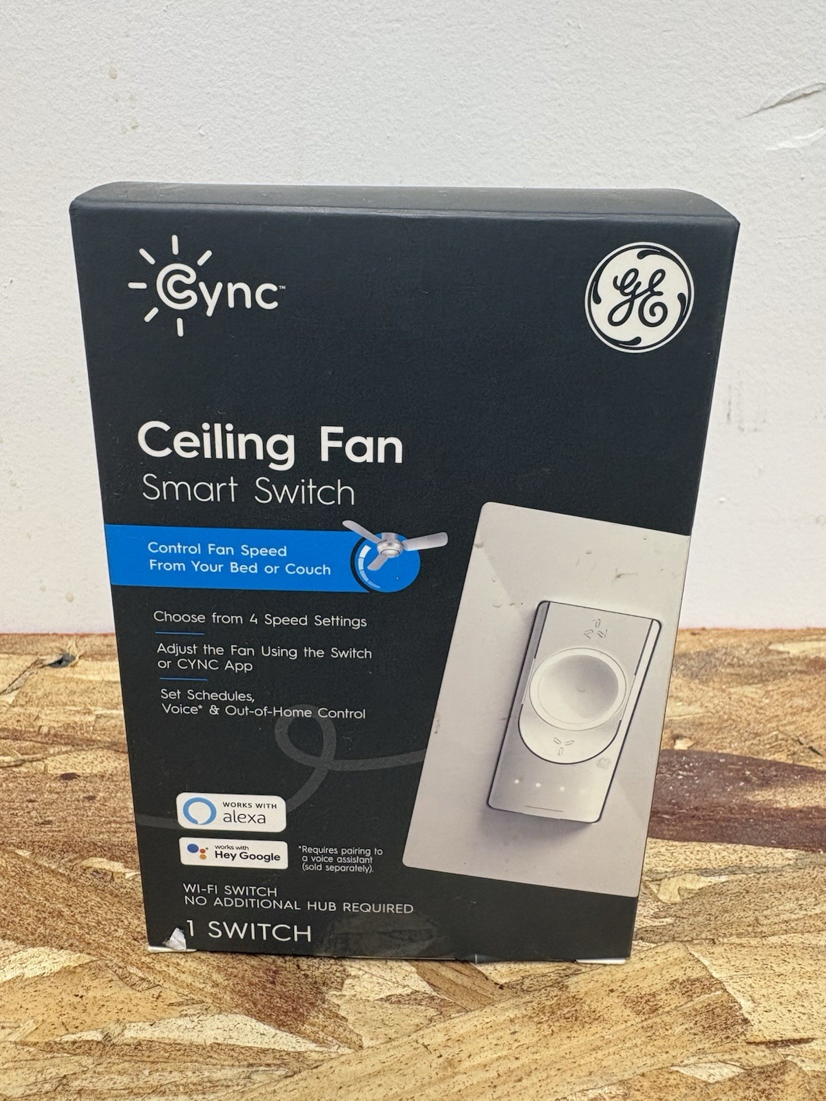 GE Cync Ceiling Fan Smart Switch White