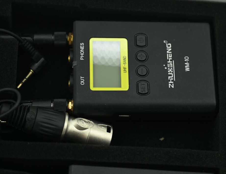 Lot of (3) Zhu Sheng WM-10 Professional Wireless Video Recording Microphone