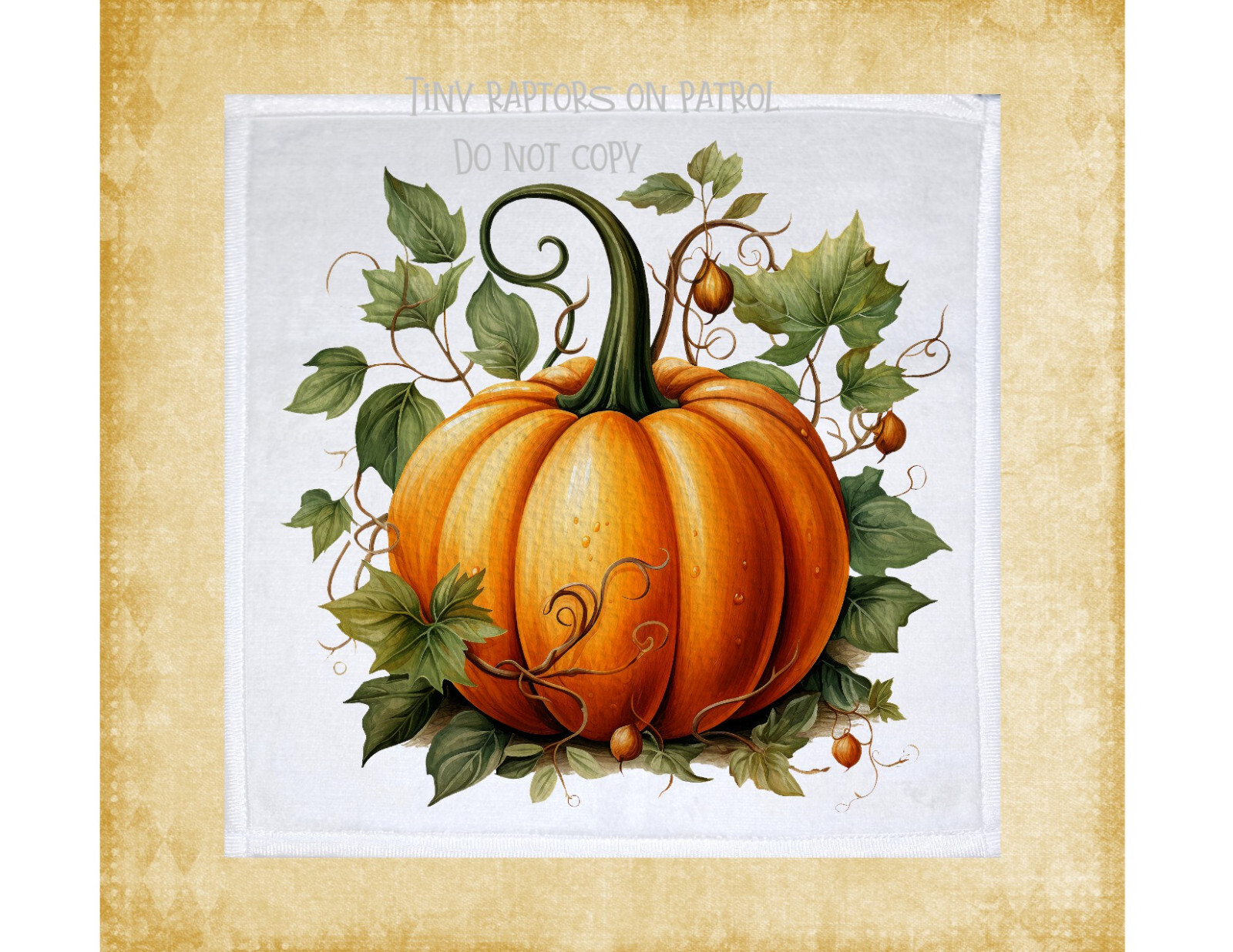 Pumpkin theme Dish Towel, 12x12, FREE ship, hand, tea towel, bath, choice, Fall