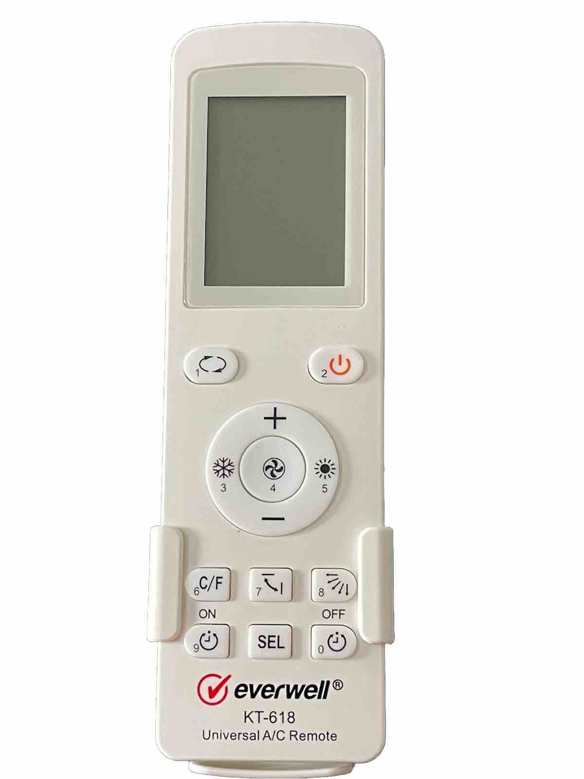 KT-618 Mini Split Universal Remote Control,10000 Codes, Controls 99.9% AC