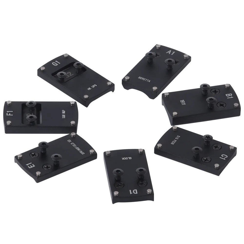Rear Pistol Sight Mount Base for Doctor/Noblex Footprint - Various Models