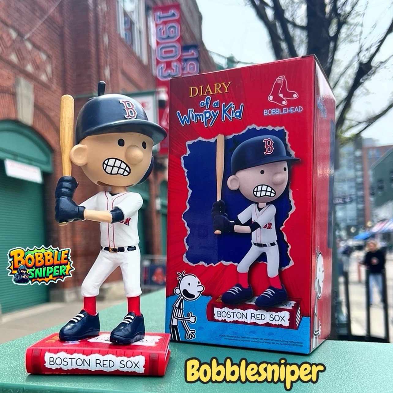 GREG HEFFLEY "Diary of a Wimpy Kid" Boston Red Sox Theme Night MLB Bobblehead