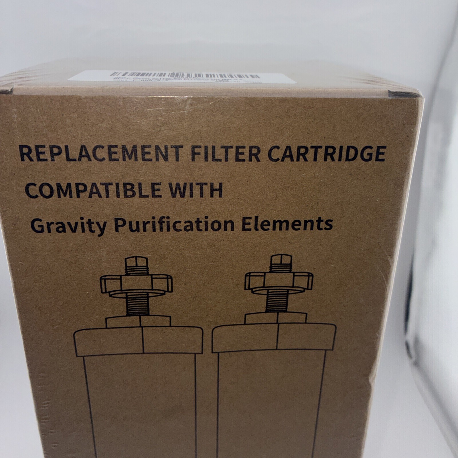 4 Pack Replacement Gravity System Filters BB9-2 Black For Berkey Water Filter