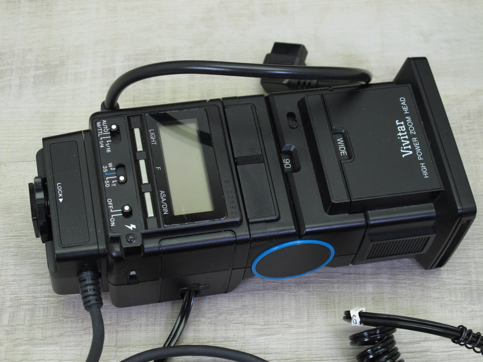 VIVITAR 5600 System Flash + DSC-3 and PMC PM/N2 Sync Cables