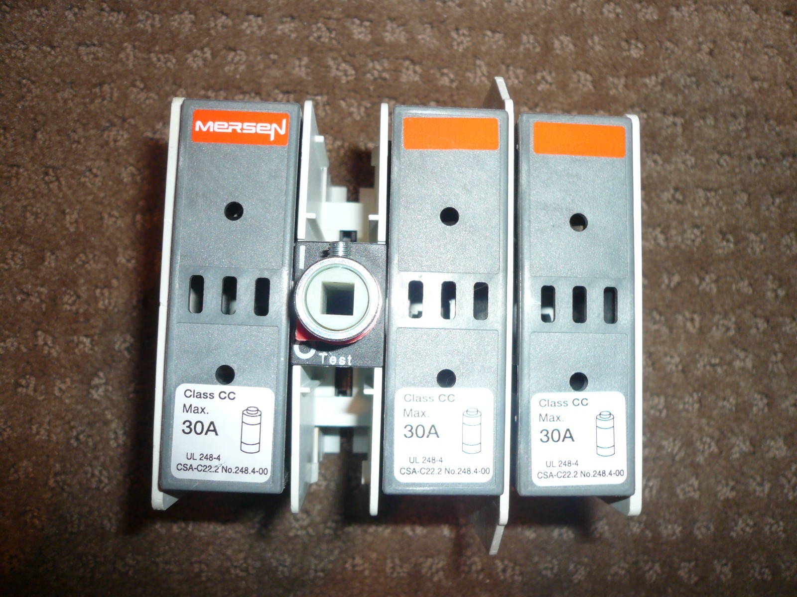 246167 New-No Box; Mersen M30CC12 Fusible Disconnect Switch 600VAC 30A