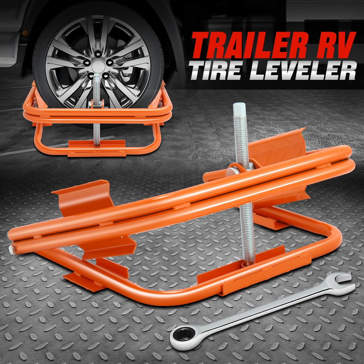 For 13" 14" 15" Wheels RV Trailer Truck Orange Light Trailer RV Tire Leveler