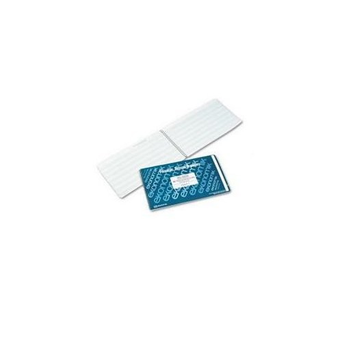 Ekonomik RL17 Wirebound Check Register 40 Sheets 8.75"x14.75" White