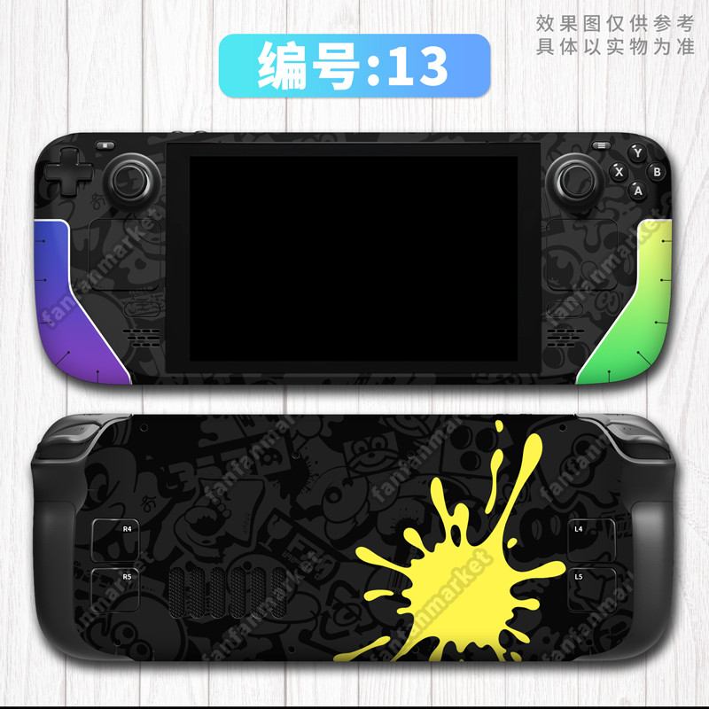 Vinyl Decal Skin Sticker Protector for Steam Deck Full Set Stickers #13