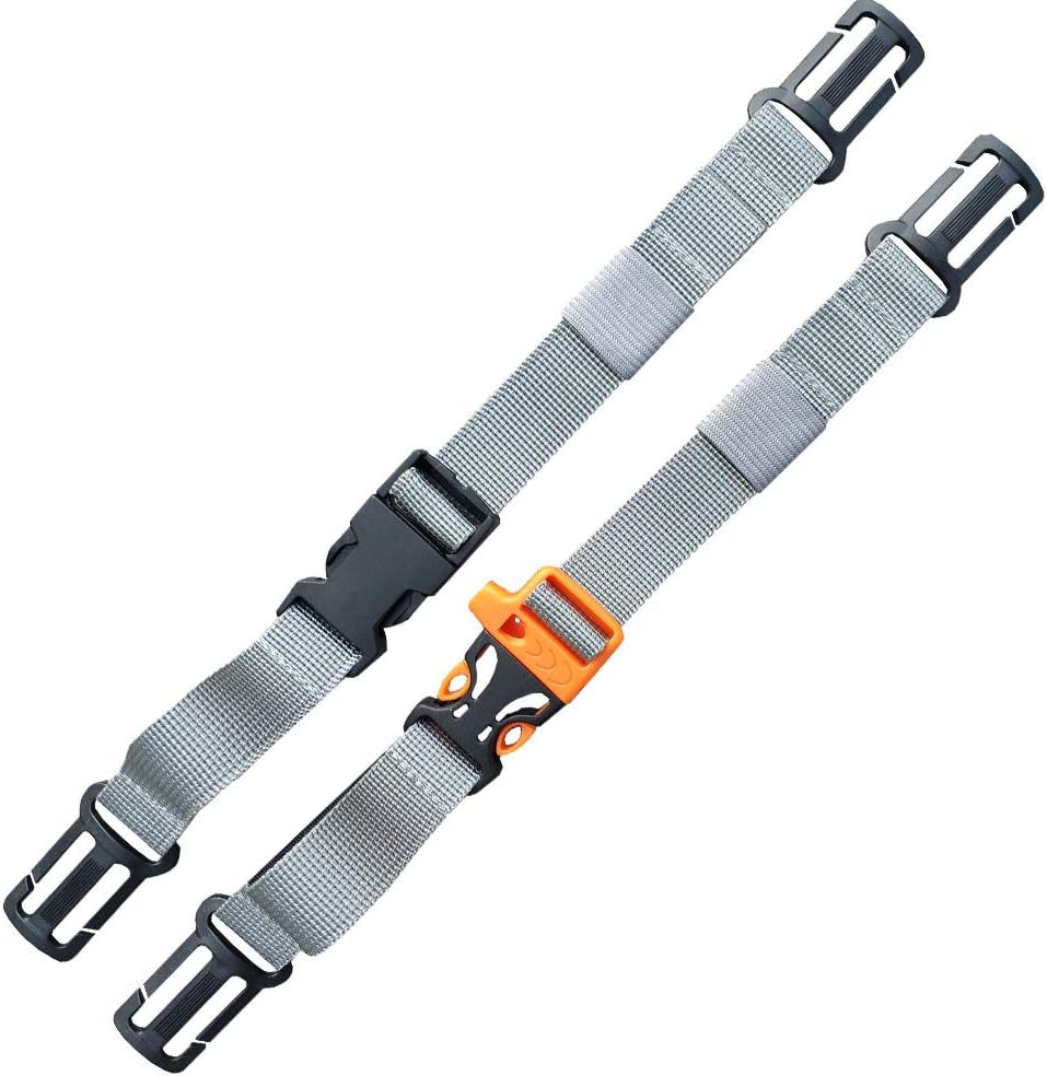 2 Packs Backpack Chest Strap- Nylon -Suitable for Webbing on The Backpack up ...